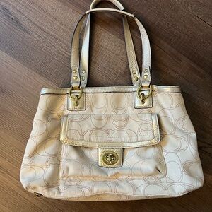Coach Champagne Shoulder Bag